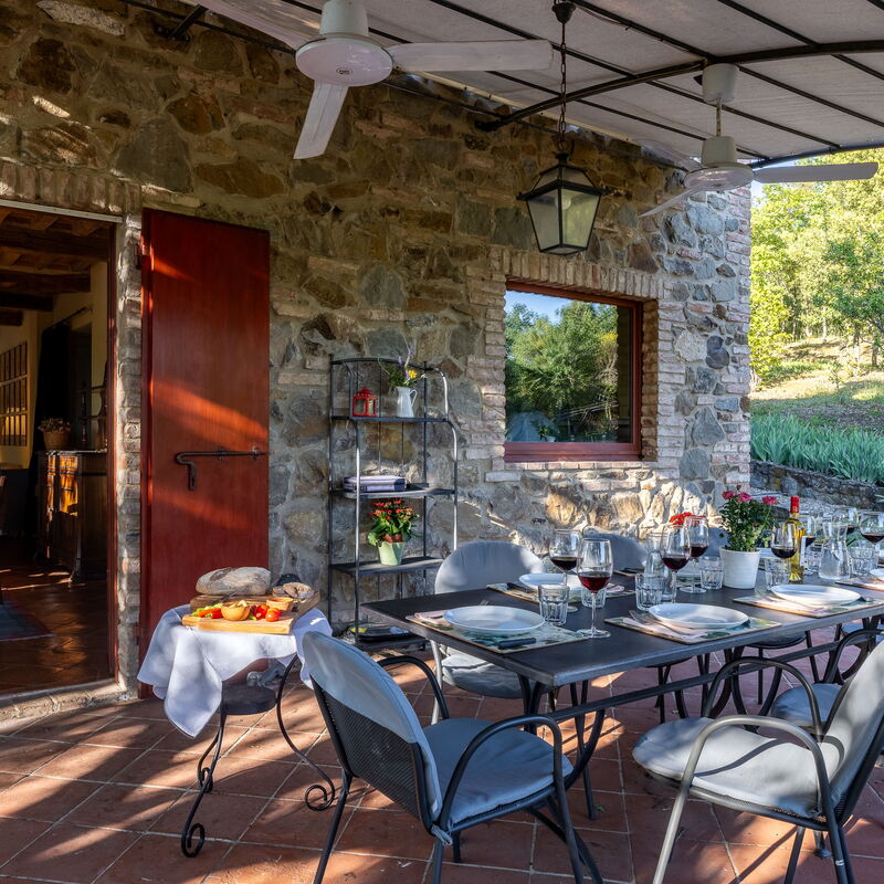 Villa Santa Barbara: Balkon / Terrasse / Patio, Frühling, Herbst, Sommer