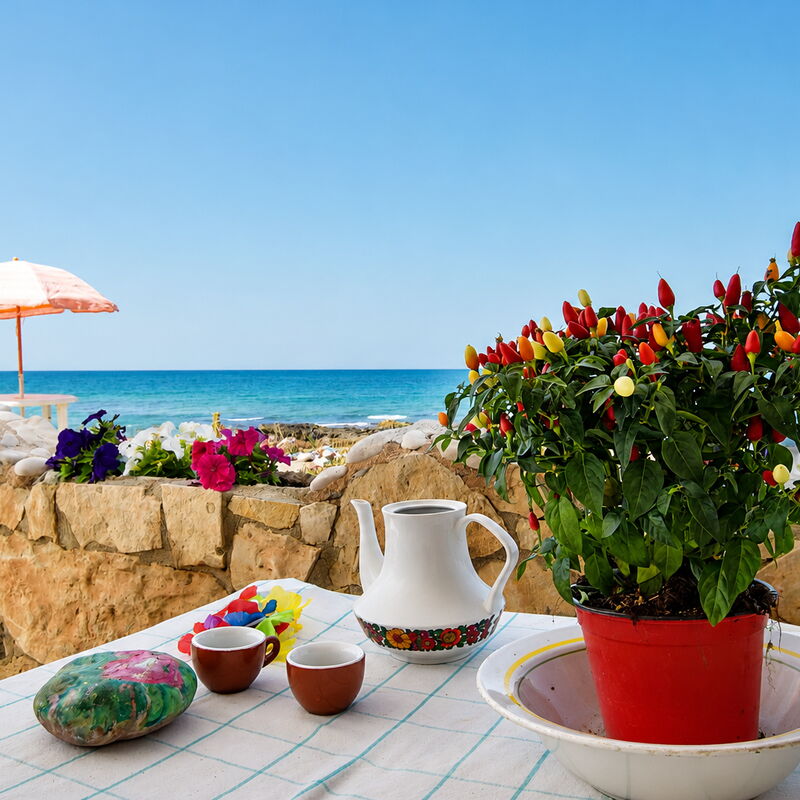 La Casa in Riva al Mare: Automne, Balcon / Terrasse / Patio, Été, Printemps