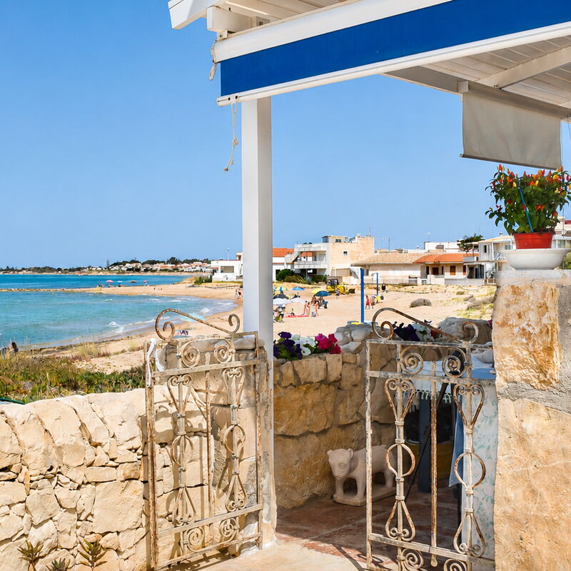 La Casa in Riva al Mare: Automne, Balcon / Terrasse / Patio, Entrée principale, Été, Printemps