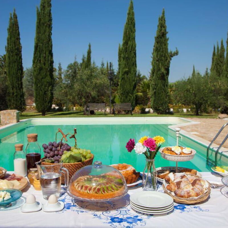 Casa Goel: Automne, bassin, Été, Jardin, Printemps