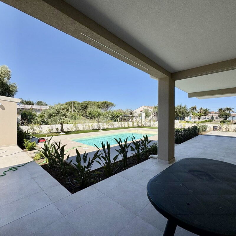 Villa Marzia - Augusta: Automne, Balcon / Terrasse / Patio, bassin, Été, Jardin, Printemps