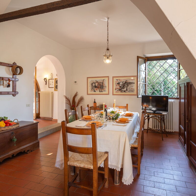 Podere Le Capannucce: Esszimmer