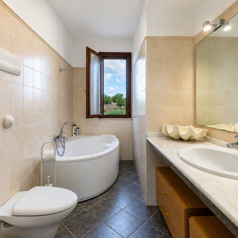 Villa Don Pino: Autumn, Bathroom, Spring, Summer