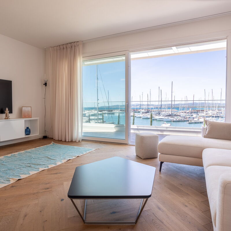 Porto di Luce Luxury, Jacuzzi and Seaview: Automne, Balcon / Terrasse / Patio, Été, Printemps, Salon