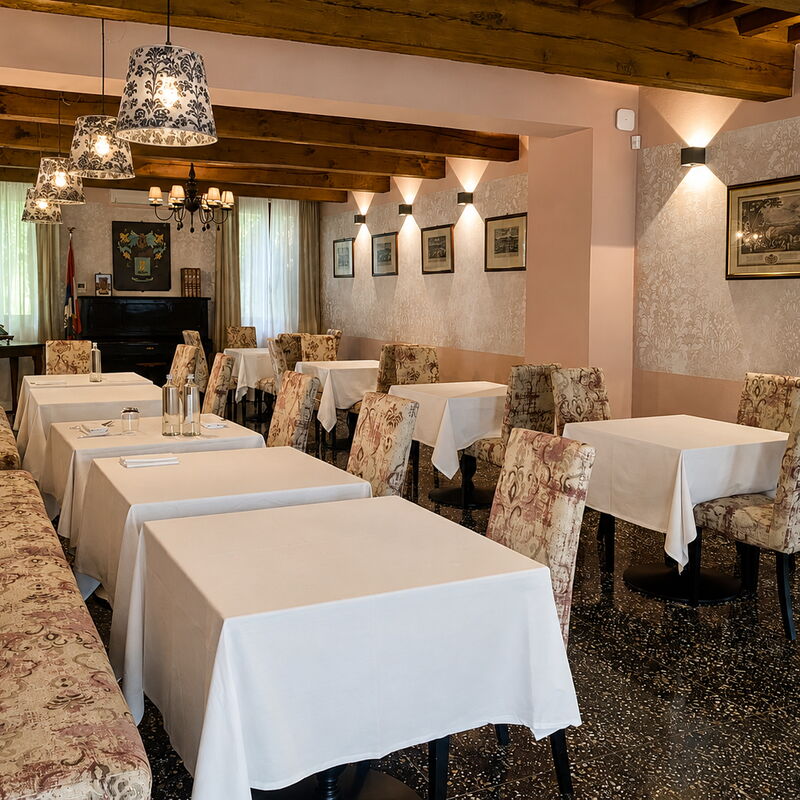 Villa Mirandola: Automne, Été, Printemps, Salle à manger