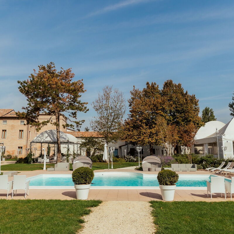 Villa Mirandola: Automne, bassin, Été, Printemps