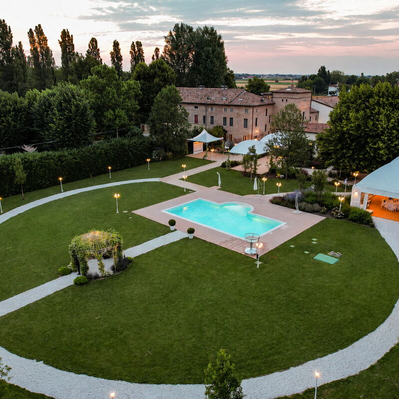 Villa Mirandola: Automne, bassin, Été, Printemps