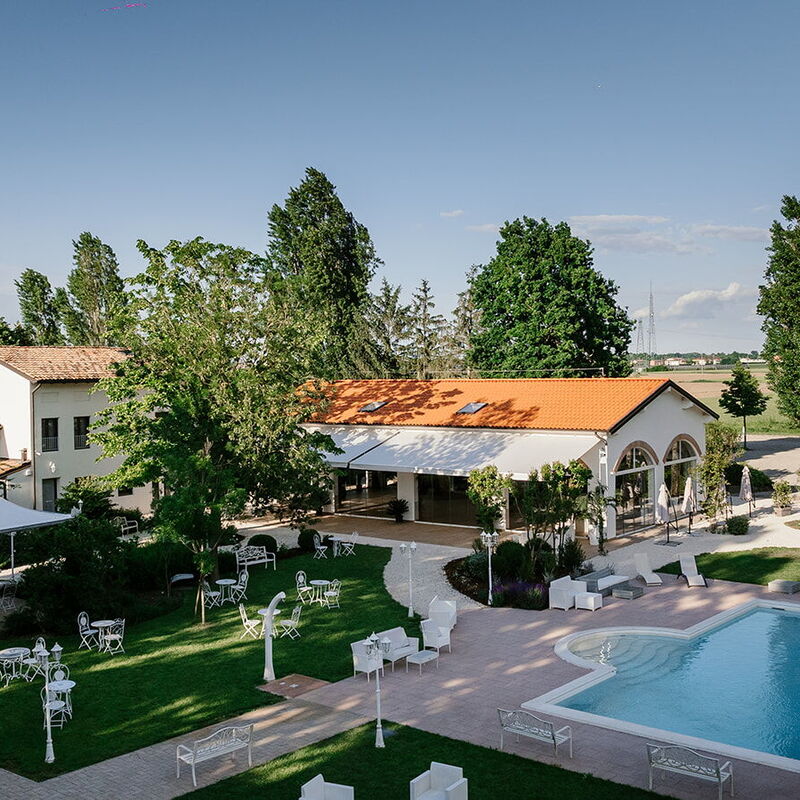 Villa Mirandola: Automne, bassin, Été, Printemps