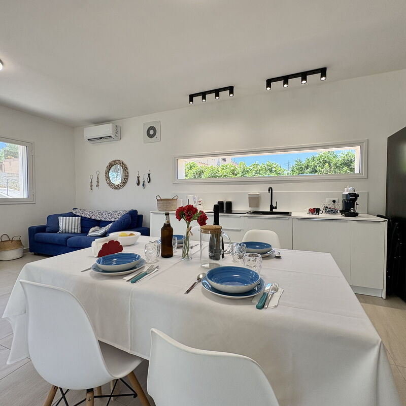 Villa la Vigne: Esszimmer, Frühling, Herbst, Küche, Sommer, Wohnzimmer