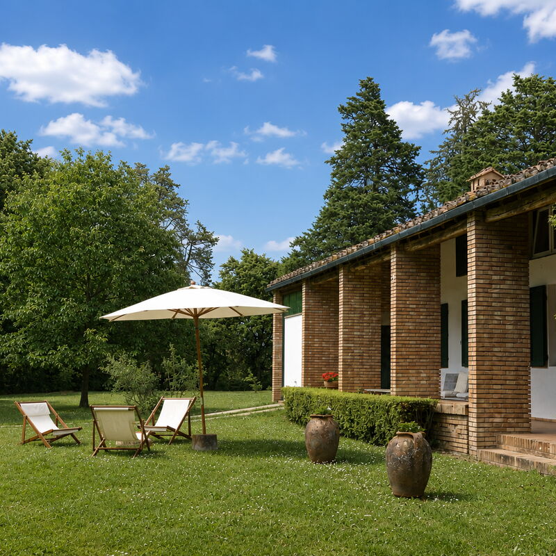 Casa Mancini, Holiday Villa, San Galgano: Autunno, Balcone / Terrazza / Patio, Estate, Giardino, Primavera