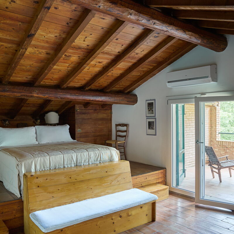 Casa Mancini, Holiday Villa, San Galgano: Autunno, Camera da letto, Estate, Primavera