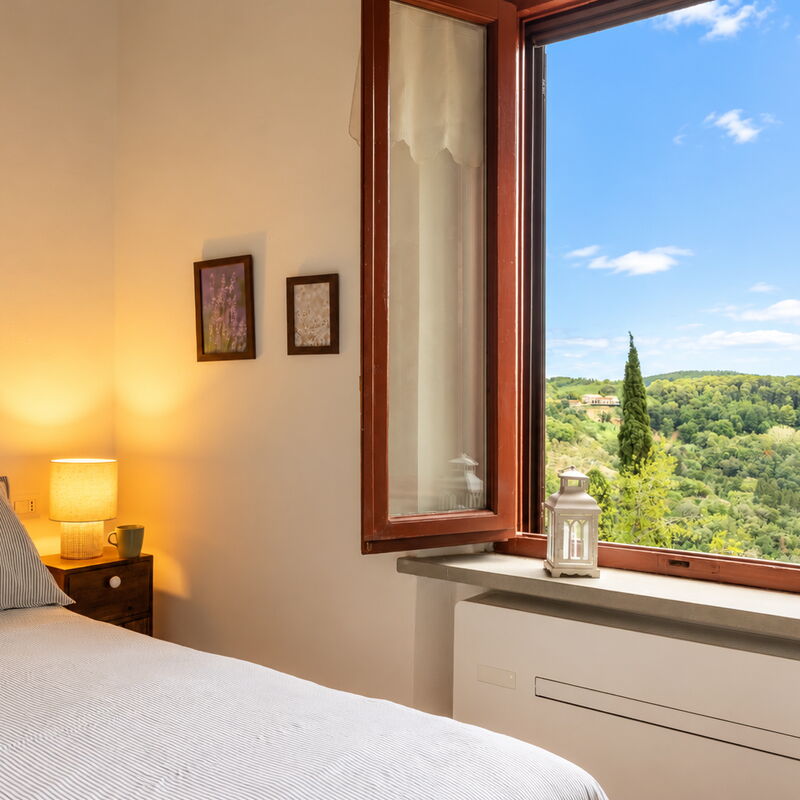 La Veduta - la Finestra su Castelfalfi: Frühling, Herbst, Schlafzimmer, Sommer