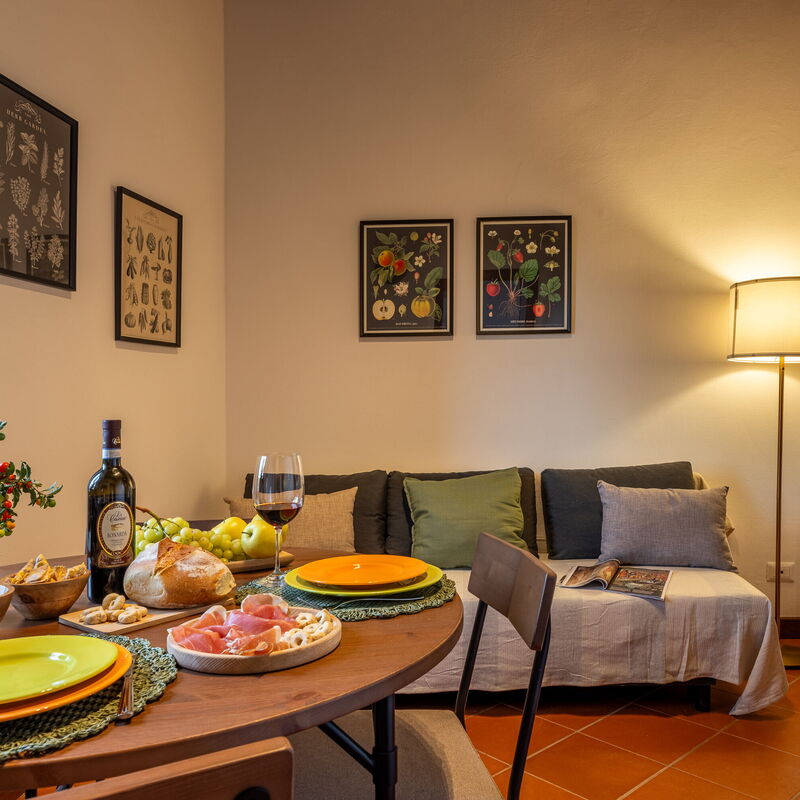 La Veduta - la Finestra su Castelfalfi: Frühling, Herbst, Sommer, Wohnzimmer