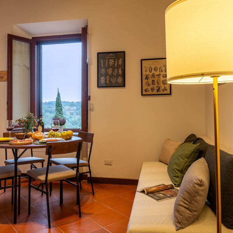 La Veduta - la Finestra su Castelfalfi: Frühling, Herbst, Sommer, Wohnzimmer