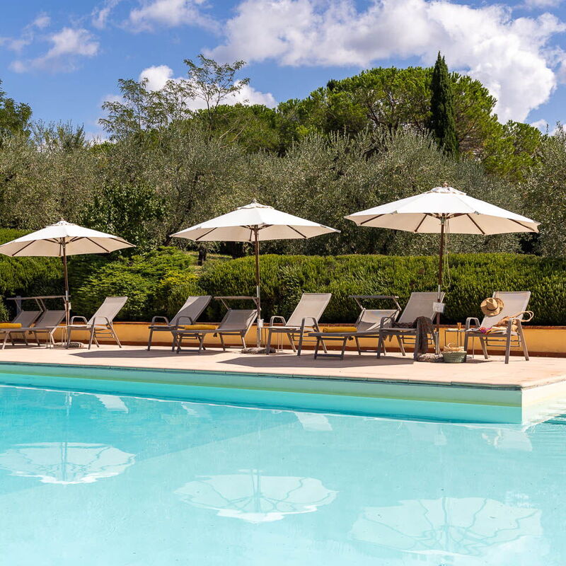 La Certaldina, Luna Apartment: Frühling, Garten, Herbst, Schwimmbad, Sommer