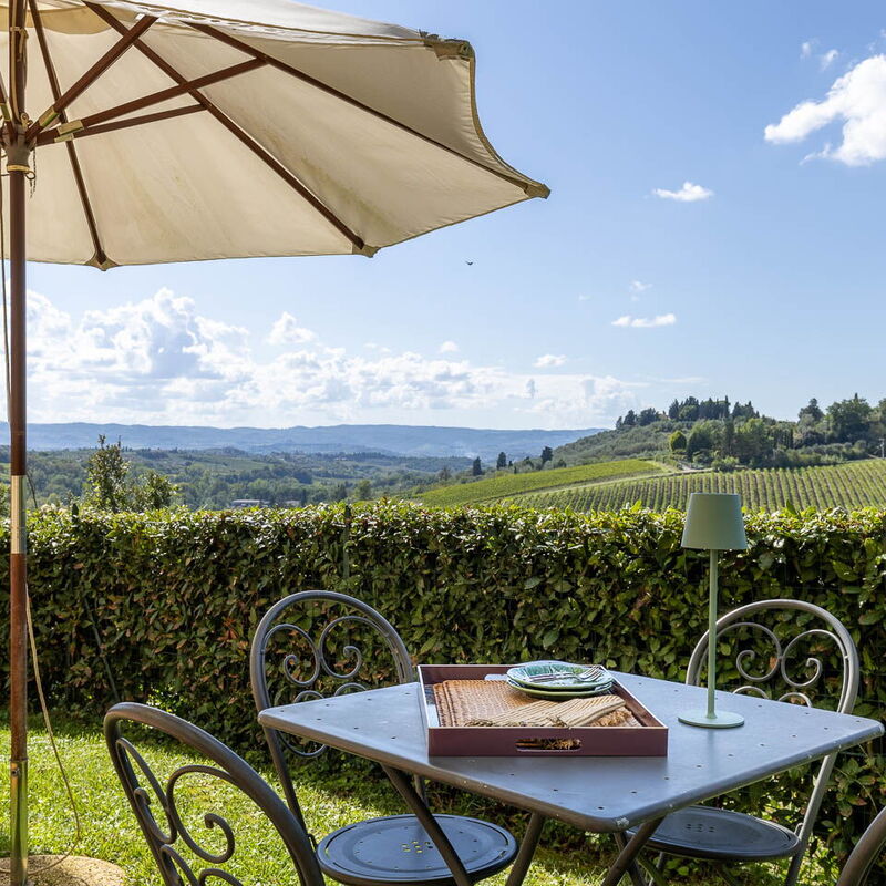La Certaldina, Luna Apartment: Frühling, Garten, Herbst, Sommer