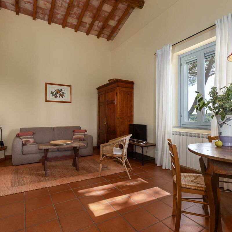 La Certaldina, Luna Apartment: Frühling, Herbst, Sommer, Wohnzimmer