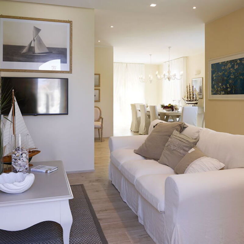 The Pool Villa in Forte dei Marmi: Esszimmer, Frühling, Herbst, Sommer, Wohnzimmer