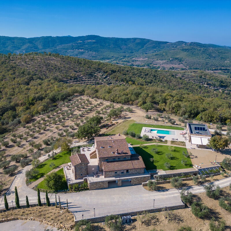 La Calcinaia Country Villa, Bucine: Autunno, Estate, Primavera, Vista Panoramica
