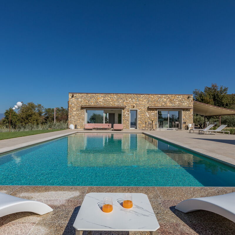 La Calcinaia Country Villa, Bucine: Autunno, Estate, Piscina, Primavera