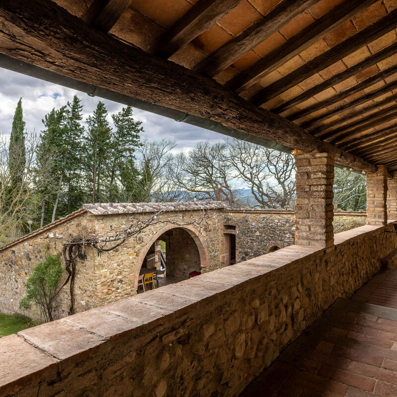 Casa Amelia, Pool, Casole Elsa, Monti: Frühling, Herbst, Sommer