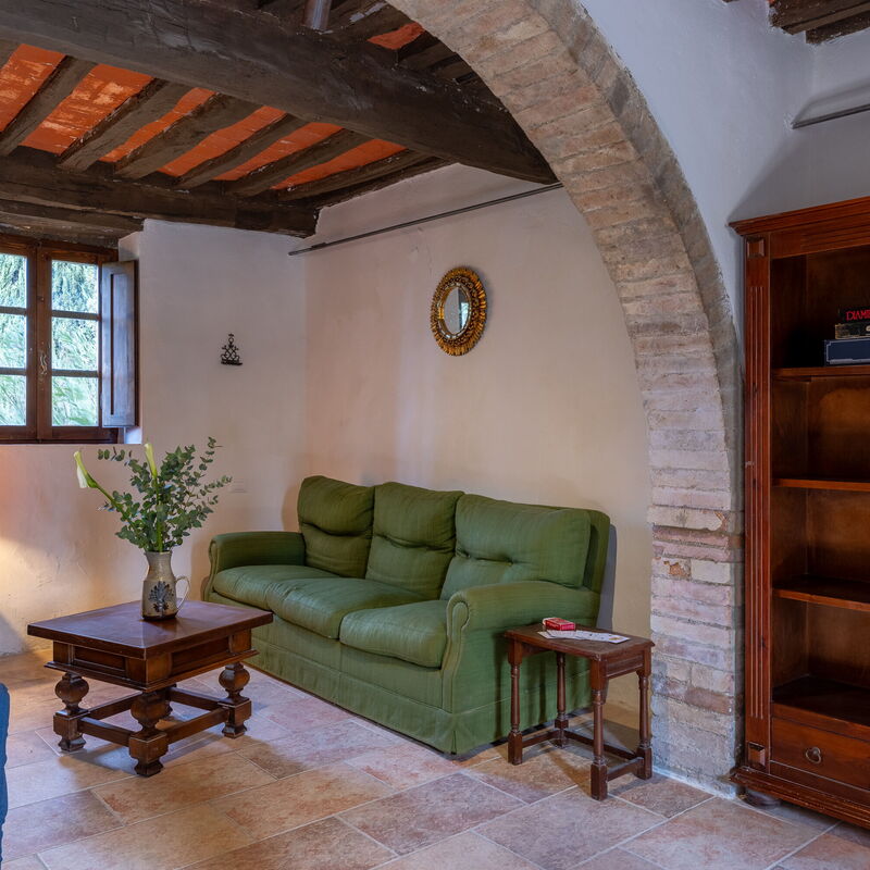 Casa Amelia, Pool, Casole Elsa, Monti: Frühling, Herbst, Sommer, Wohnzimmer