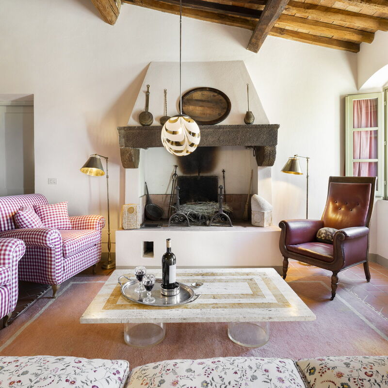 Villa Bellaria, Private Pool, Bolgheri: Dnevna soba, Jesen, Ljeto, Proljeće
