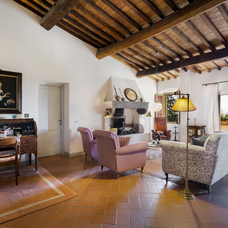 Villa Bellaria, Private Pool, Bolgheri: Dnevna soba, Jesen, Ljeto, Proljeće