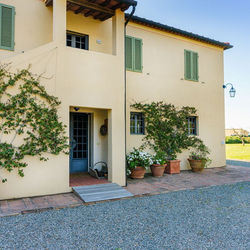 Villa Monte, Bolgheri: Autumn, Garden, Main Entrance, Spring, Summer