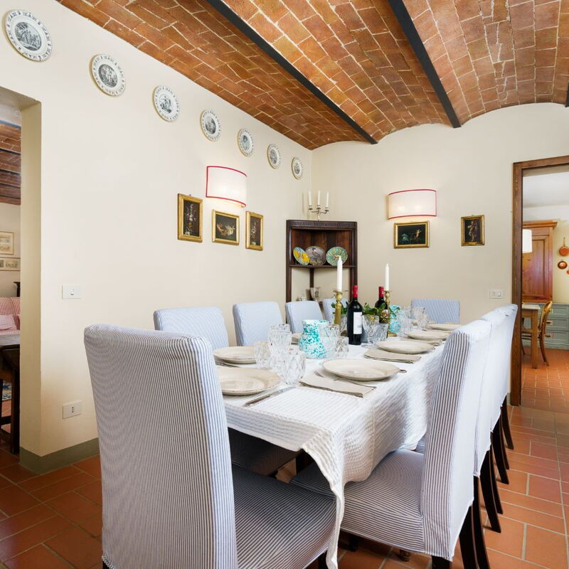Villa Monte, Bolgheri: Autumn, Dining Room, Spring, Summer
