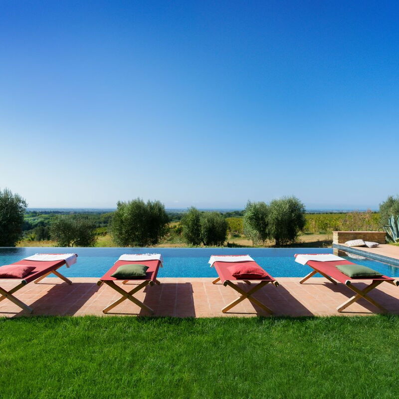 Villa Monte, Bolgheri: Autumn, Garden, Pool, Spring, Summer