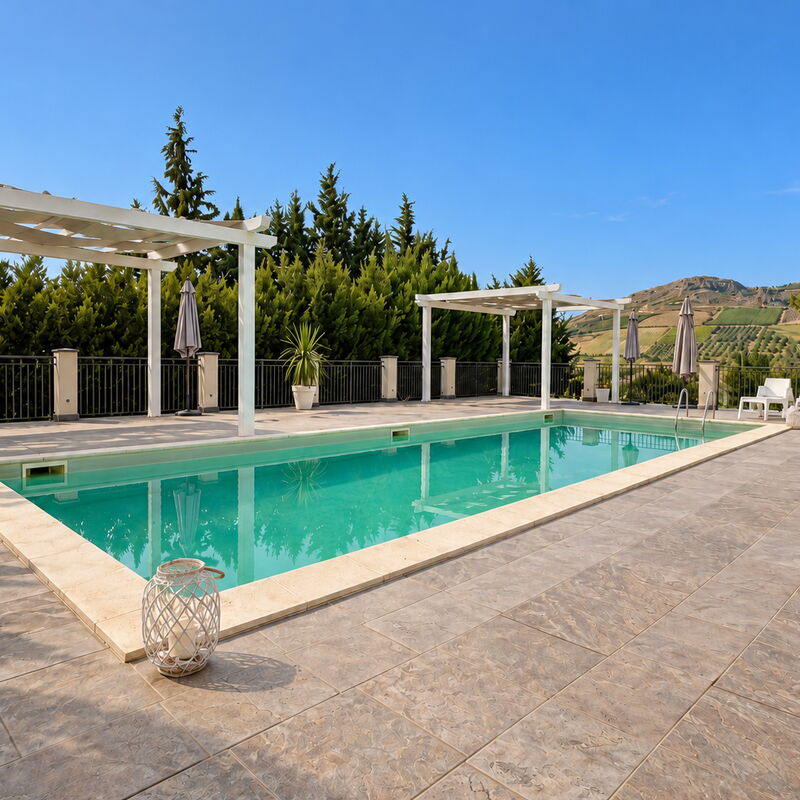 Casa Scirocco: Automne, Balcon / Terrasse / Patio, bassin, Été, Printemps