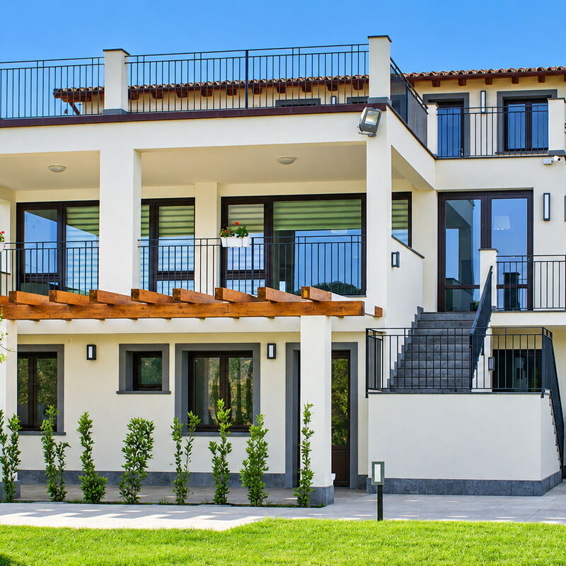 Casa Scirocco: Automne, Balcon / Terrasse / Patio, Été, Hiver, Jardin