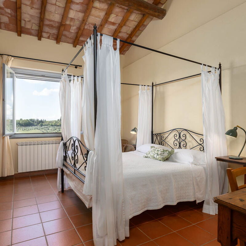La Certaldina, Stella Apartment: Frühling, Herbst, Schlafzimmer, Sommer