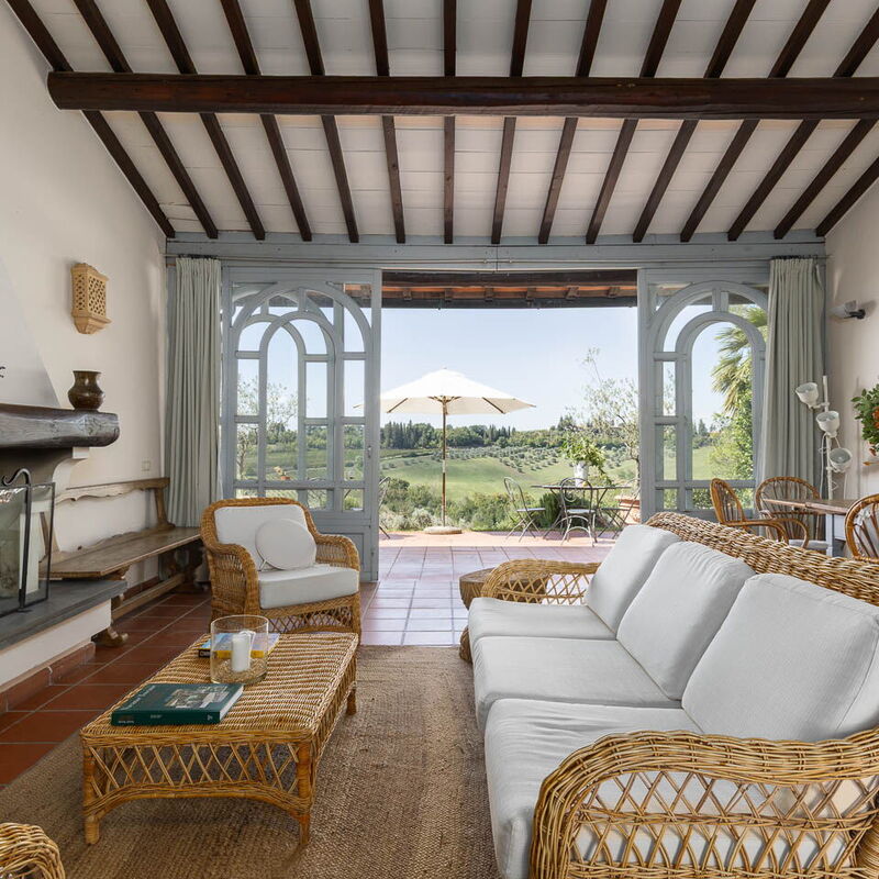 La Certaldina, Sole Apartment: Frühling, Gemeinschaftsraum, Herbst, Sommer, Wohnzimmer