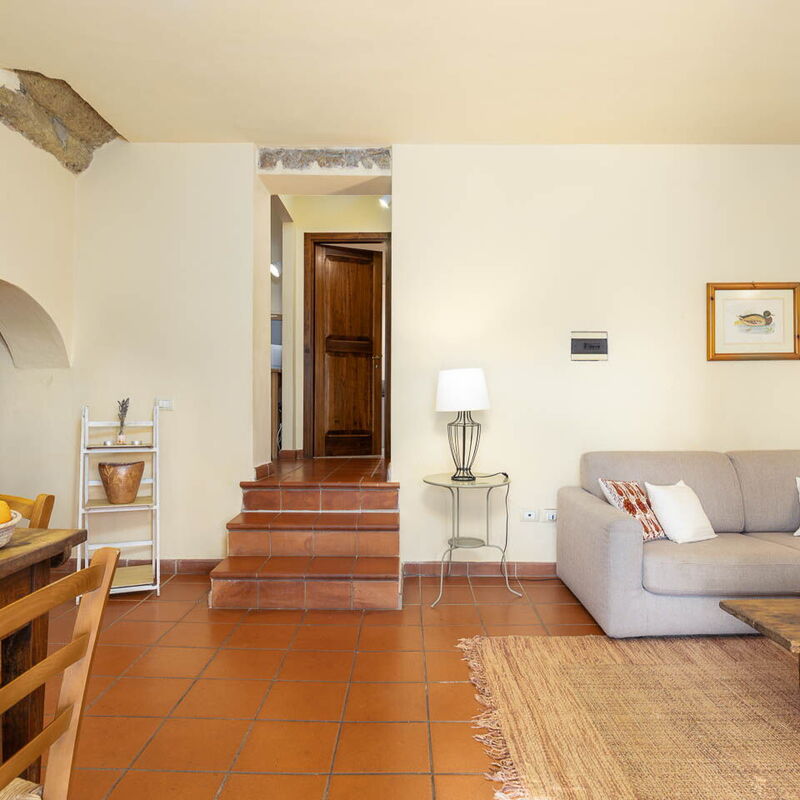 La Certaldina, Sole Apartment: Frühling, Herbst, Sommer, Wohnzimmer
