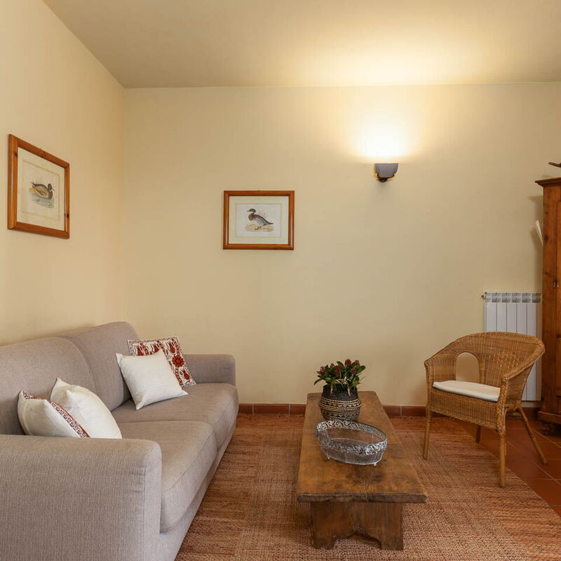 La Certaldina, Sole Apartment: Frühling, Herbst, Sommer, Wohnzimmer