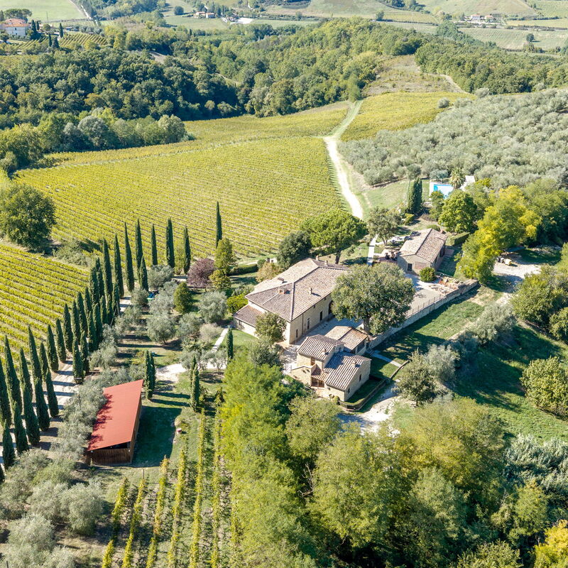 Croce di Bibbiano, San Gimignano View: Autunno, Estate, Giardino, Primavera