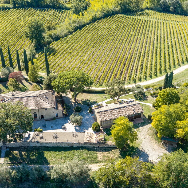Croce di Bibbiano, San Gimignano View: Autunno, Estate, Primavera, Vista Panoramica