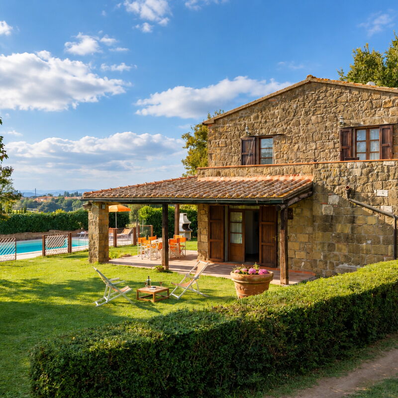 Ortale a Pitigliano with Pool: Frühling, Garten, Herbst, Schwimmbad, Sommer