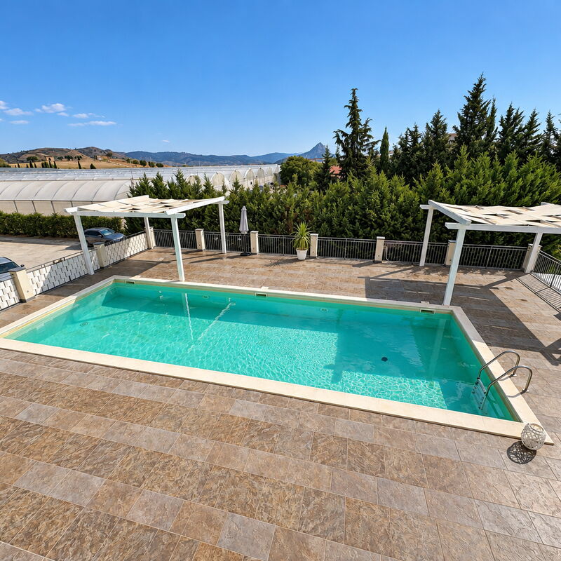Casa Spassu: Automne, Balcon / Terrasse / Patio, bassin, Été, Jardin, Printemps