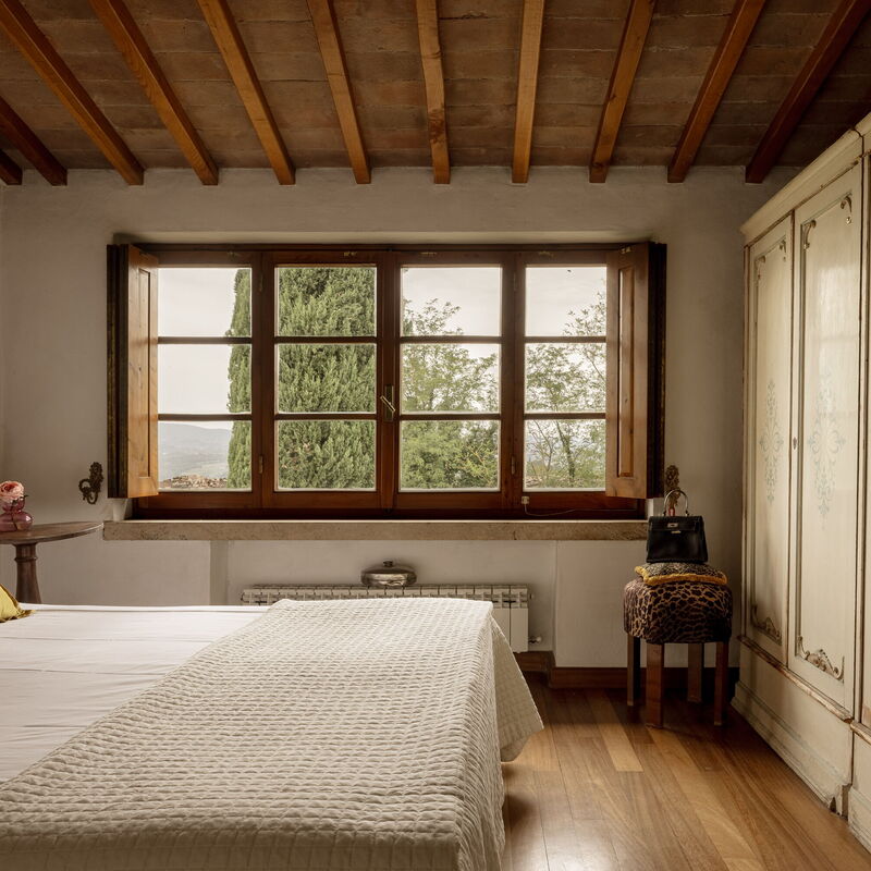 Podere Selva: Automne, chambre à coucher, Été, Printemps