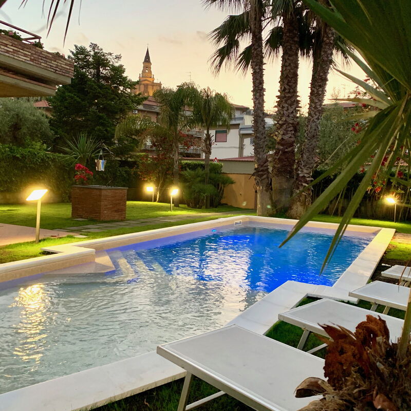 Villa Le Palme: villa-le-palme-trecastagni-catania-villa-pool