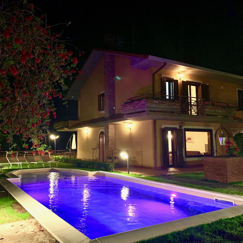 Villa Le Palme: villa-le-palme-trecastagni-catania-villa-pool