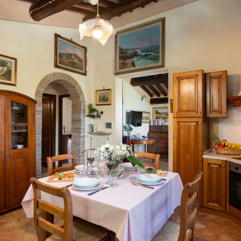 Villa Riparbella: Autumn, Bedroom, Kitchen, Living Room, Spring, Summer