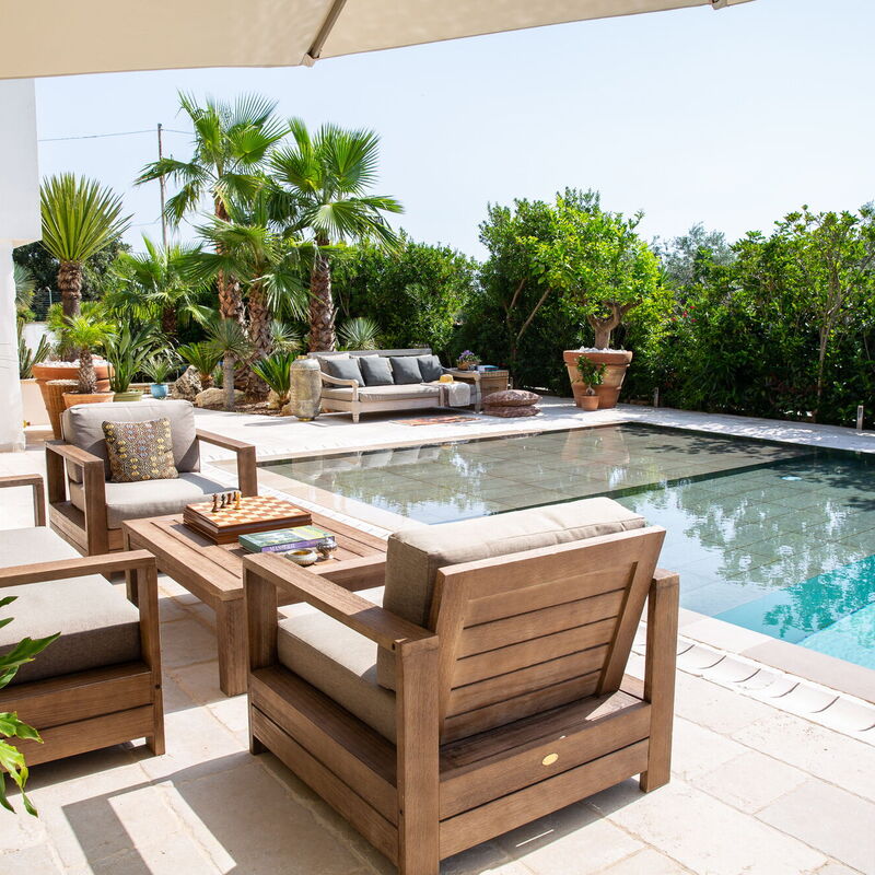 Villa Salento Shine: Balkon / terasa / vrt, Glavni ulaz