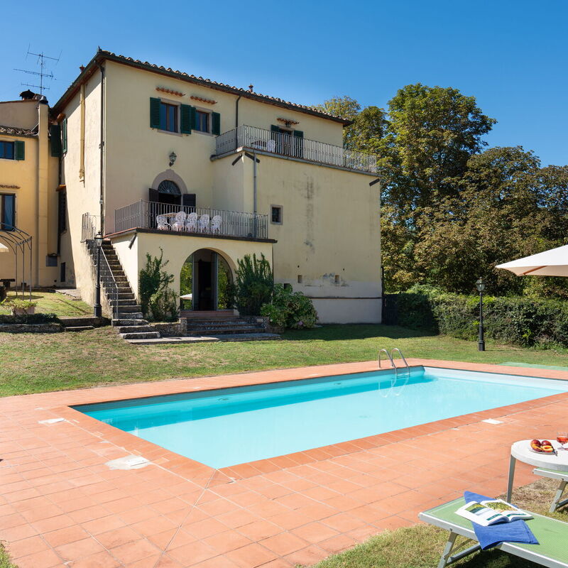 Villa Marisel: Balkon / terasa / vrt, bazen, Eksterijeri, Vrt