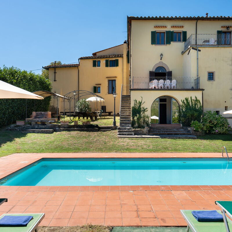 Villa Marisel: Balkon / terasa / vrt, bazen, Eksterijeri, Vrt