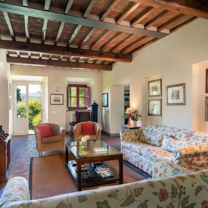 Casale Rupecanina: Wohnzimmer