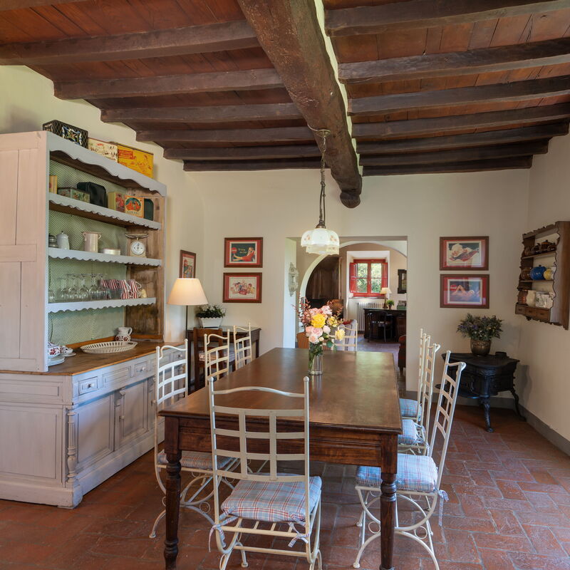 Casale Rupecanina: Esszimmer